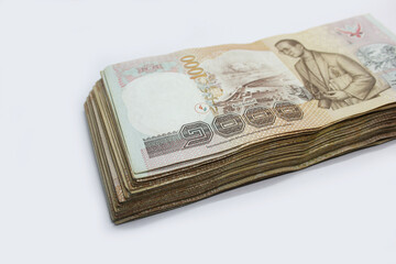 Thailand 1000 bath value money note background, Business concept