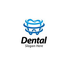 DENTAL CARE LOGO TEMPLATE DESIGN