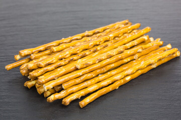 heap of salt sticks snack