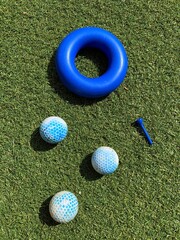 Obraz premium Golf azul
