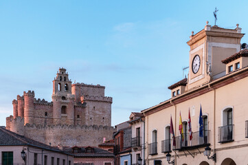 The famous castle of Turegano in the province of Segovia (Spain)