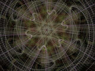 Imaginatory fractal background Image
