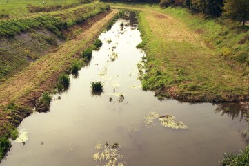 The Bystrzyca River. View from the 700th Anniversary Bridge in Lublin.3