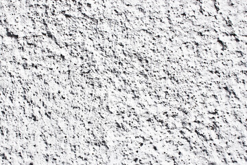 Stucco wall texture. White concrete surface background. Gray plaster wall pattern. Distressed backdrop for graphic design.