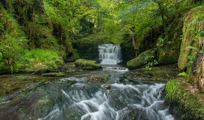 Watersmeet Waterfall