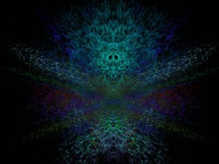 Imaginatory fractal background Image
