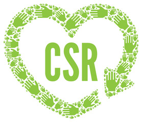 CSR corporate social responsibility sign