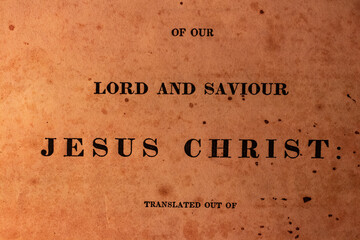 Our Lord and Saviour Jesus Christ