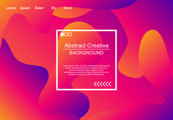 modern design abstract liquid background landing page