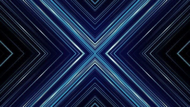 Motion graphic of Blue color abstract backgrounds digital line seamless loop video