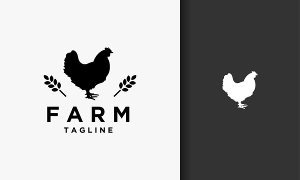 chicken farm logo