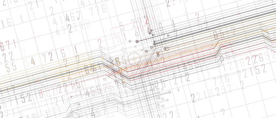 abstract structure circuit computer  technology business background