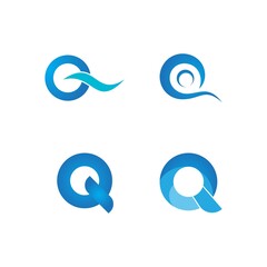 Q letter logo