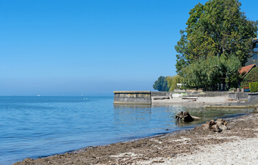 Strand in Langenargen am Bodensee