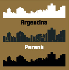 Fototapeta premium Parana, Argentina