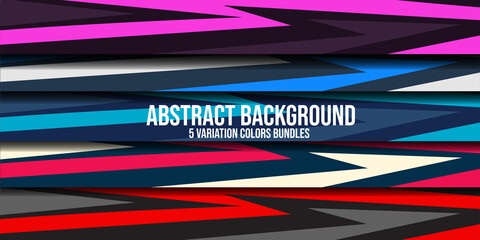 abstract background pattern stripe decals stock vector pattern with bundles pack set