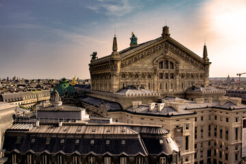 Fototapeta premium View of the Opera in Paris