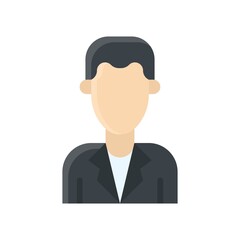 protest related male candidate with dress vector in falt style,