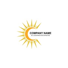 Sun Vector illustration Icon Logo Template design