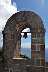 Brimstone Hill Fortress on the Caribbean Island of St Kitts