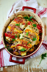 Primawera stuffed chicken..style rustic
