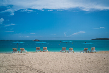 Empty beaches as Coronavirus impacts on Caribbean island tourism