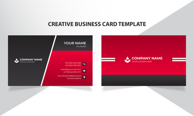 Corporate business card template 