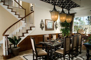 Interior Dinning Room in a house 