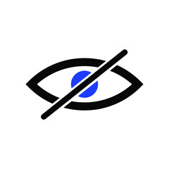 Hide Vector icon eye icon