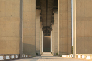 golden gate bridge day time shot in china