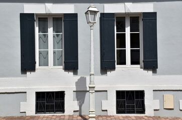 Hausfassade in Arcachon in Frankreich