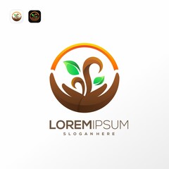 soil logo template ready to use