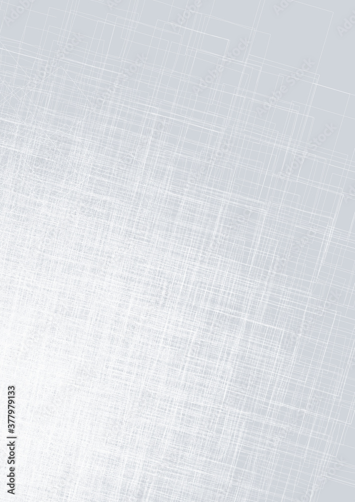 Poster gray background with white complicated geometric texture. subtle pattern