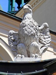 Kolegiata, Pomnik, Rzeźba, Postument, Uczelnia, Studia,  © woodyd