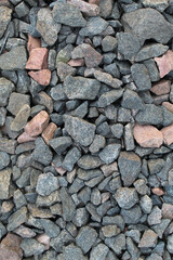 rough stone background (pattern), made of gravel