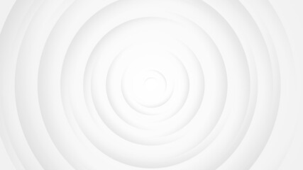Obraz premium White gray circles abstract background.3D illustration with paper cut style.
