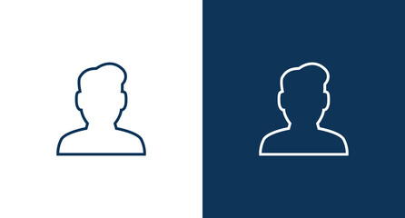 Man icon for web and mobile