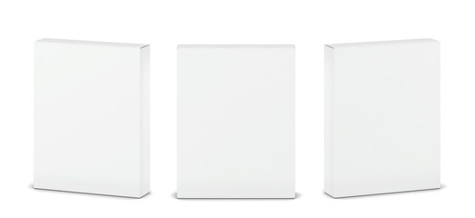 Blank cardboard box mockup