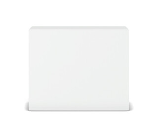 Blank cardboard box mockup