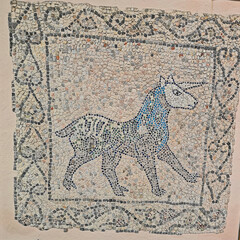 Italy, Ravenna, the basilica of Saint John the Evangelist internal mosaic.