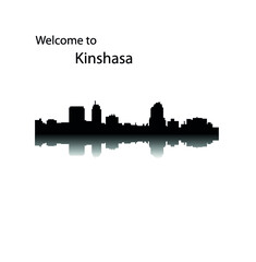 Naklejka premium Kinshasa, Congo