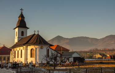 Orthodox church in   Bistrita Bargaului, 2020, Bistrita, Romania