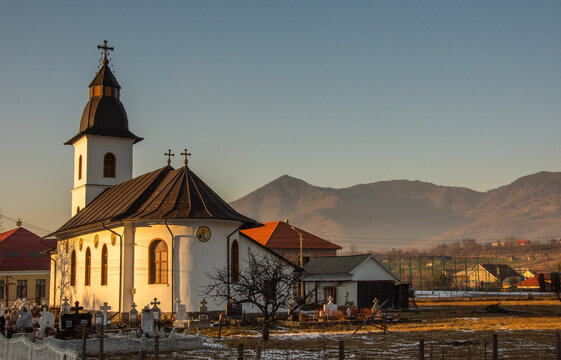 Orthodox church in   Bistrita Bargaului, 2020, Bistrita, Romania
