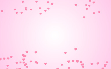 Fototapeta na wymiar Valentine day pink hearts on pink background.