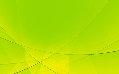 Abstract geometric green and yellow curve line gradient Background. with space for concept design Technology and modern.