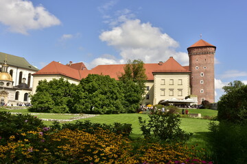 Wawel Zamek Królewski na Wawelu w Krakowie, obiekt wpisany na listę UNESCO - obrazy, fototapety, plakaty