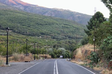 mountain road in the mountains