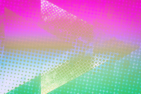 An abstract iridescent halftone grunge background image.