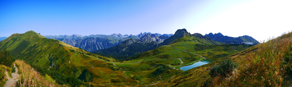 Oberstdorf, Deutschland: Alpenpanorama ums Fellhorn