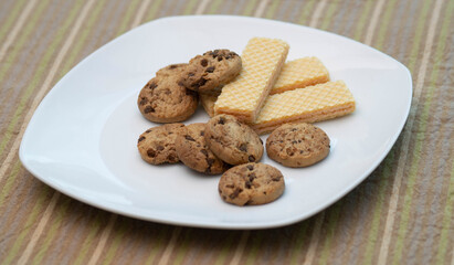 Chocochips y waffles